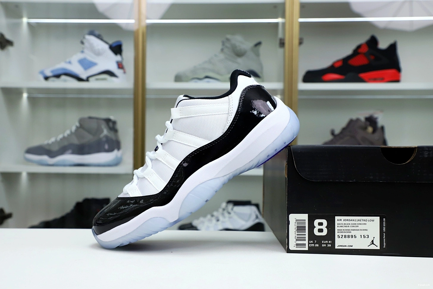 AIR JORDAN 11 LOW RETRO CONCORD 0721